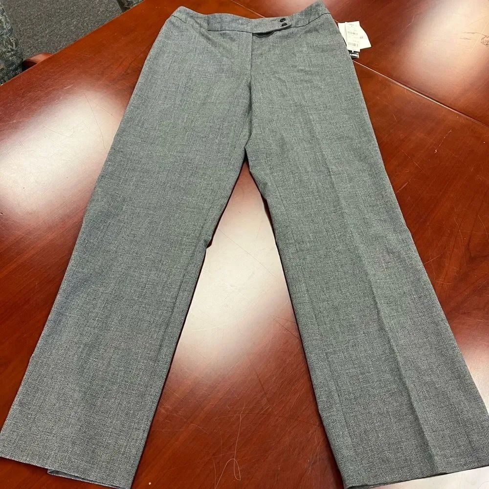 Tailor B. Moss Gray Stretch Trousers Pants sz 10 NWT
